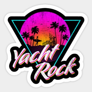 Yacht Rock Party Boat Drinking Beach Design Sticker
